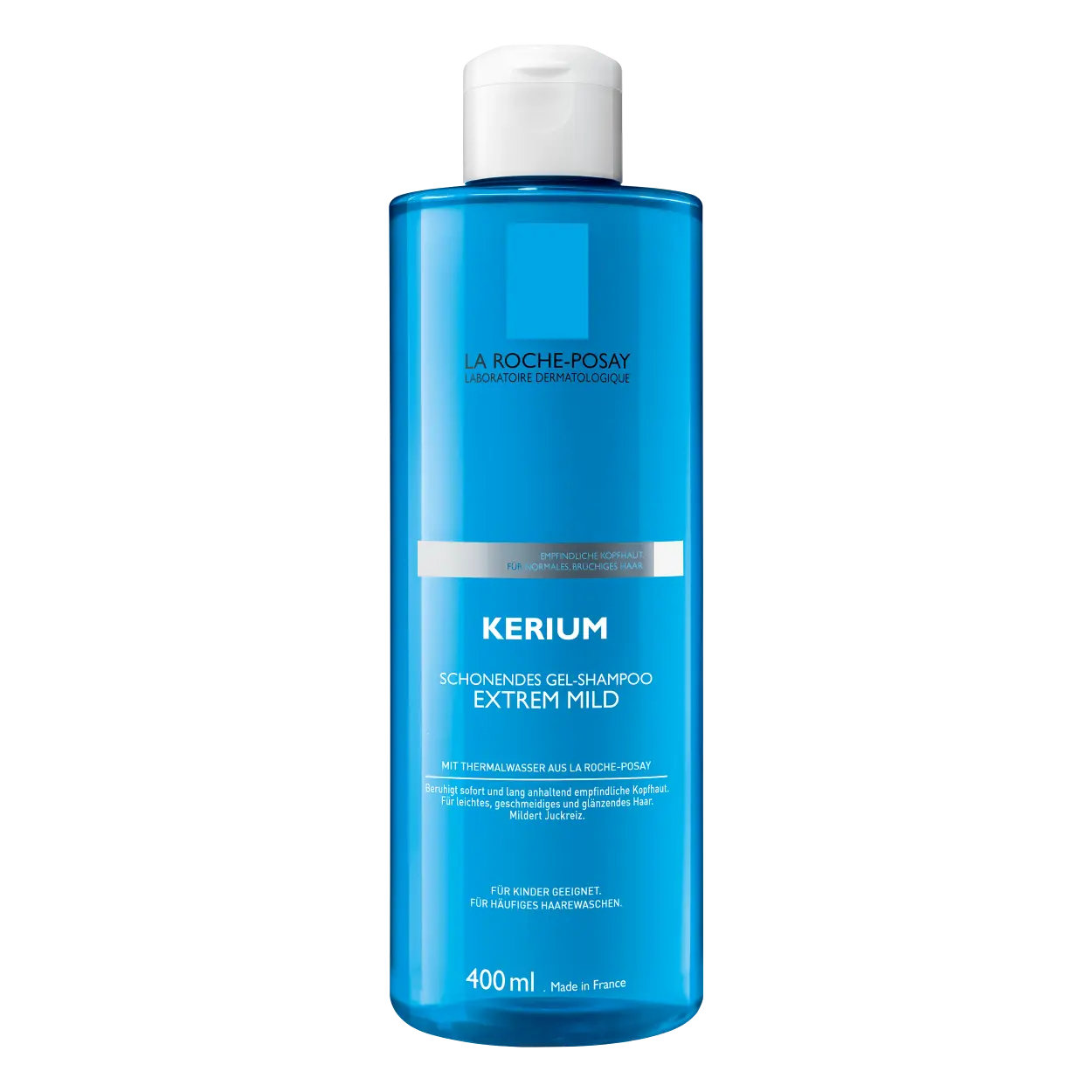 La Roche Posay ProductPage Kerium Extra Gentle Gel Shampoo 400ml 33378