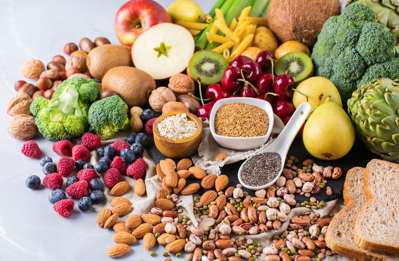 Obst, Gemüse, Nüsse