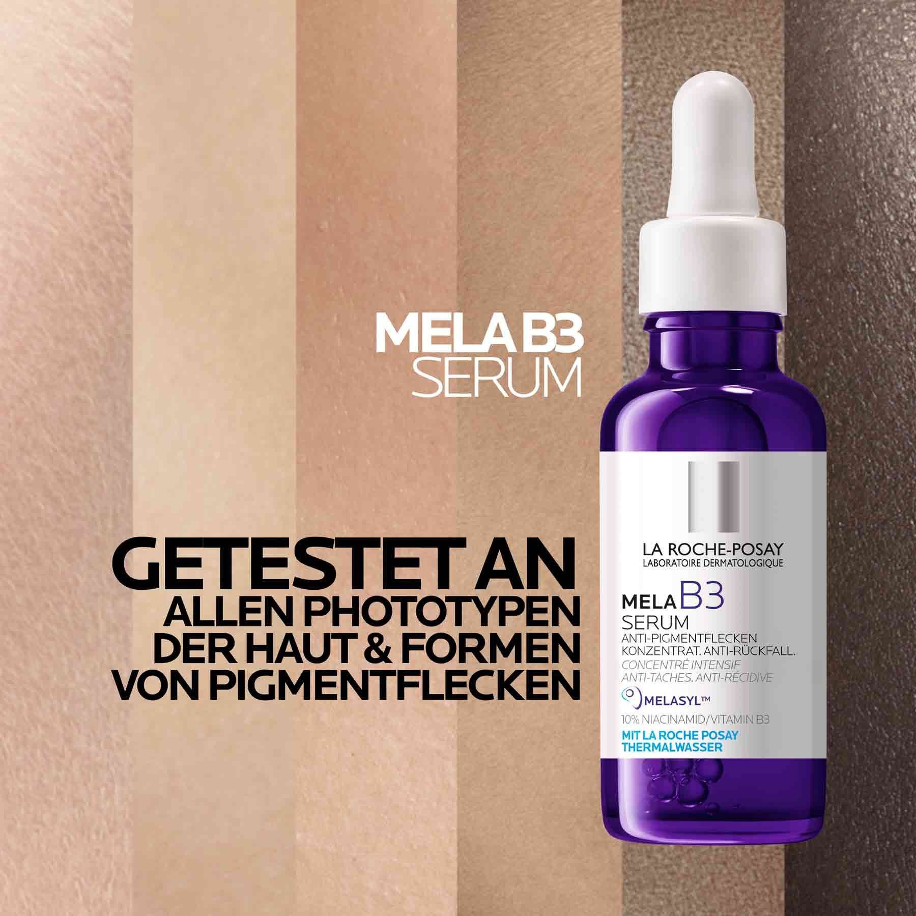 MELA B3 Serum gegen Pigmentflecken – getestet an allen Phototypen der Haut