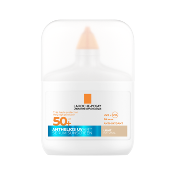 Packshot des getönten Anthelios UV Air Serums mit LSF 50+ in der Nuance „Light“