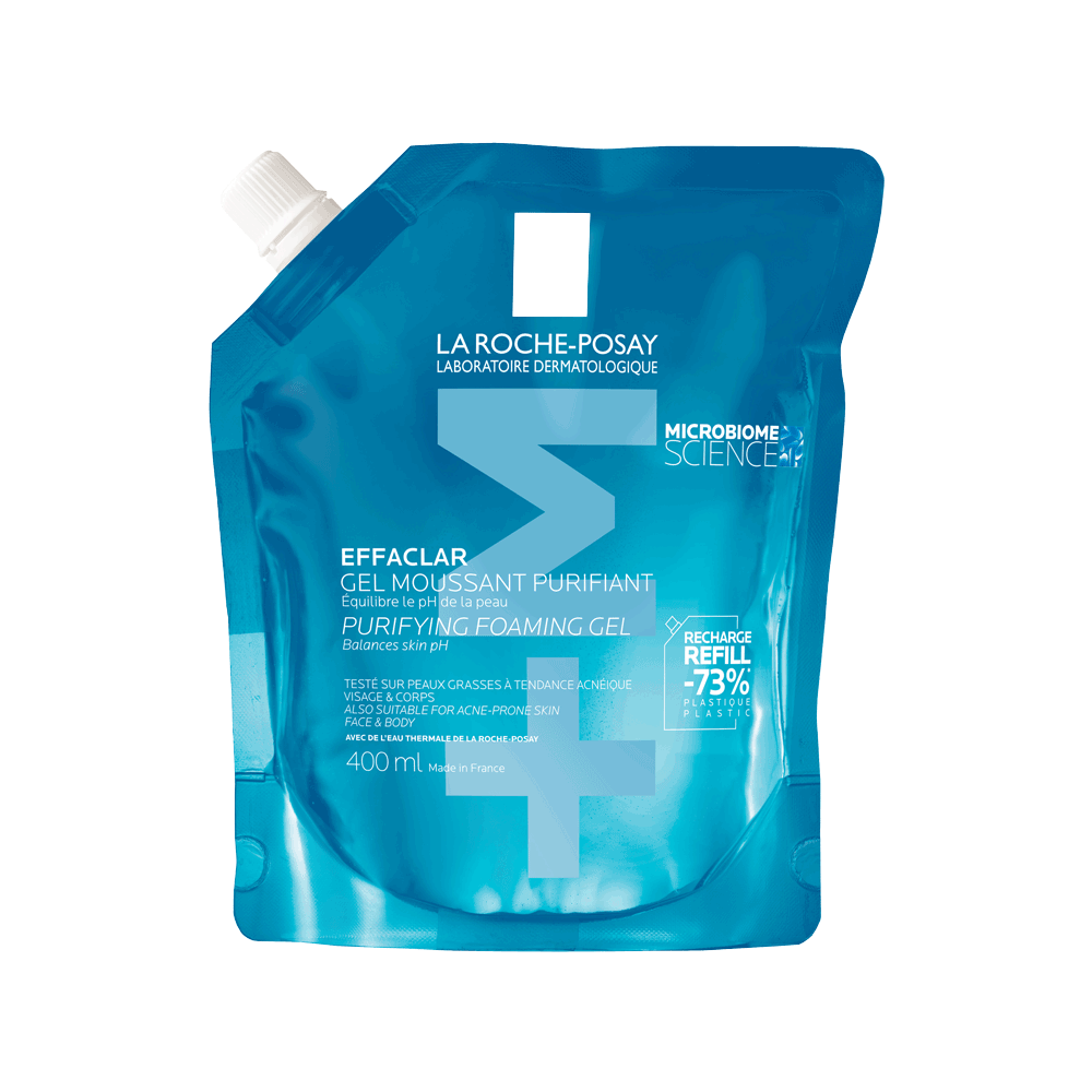 EFFACLAR-Schumendes-Reinigungsgel-Nachfllpack-Front