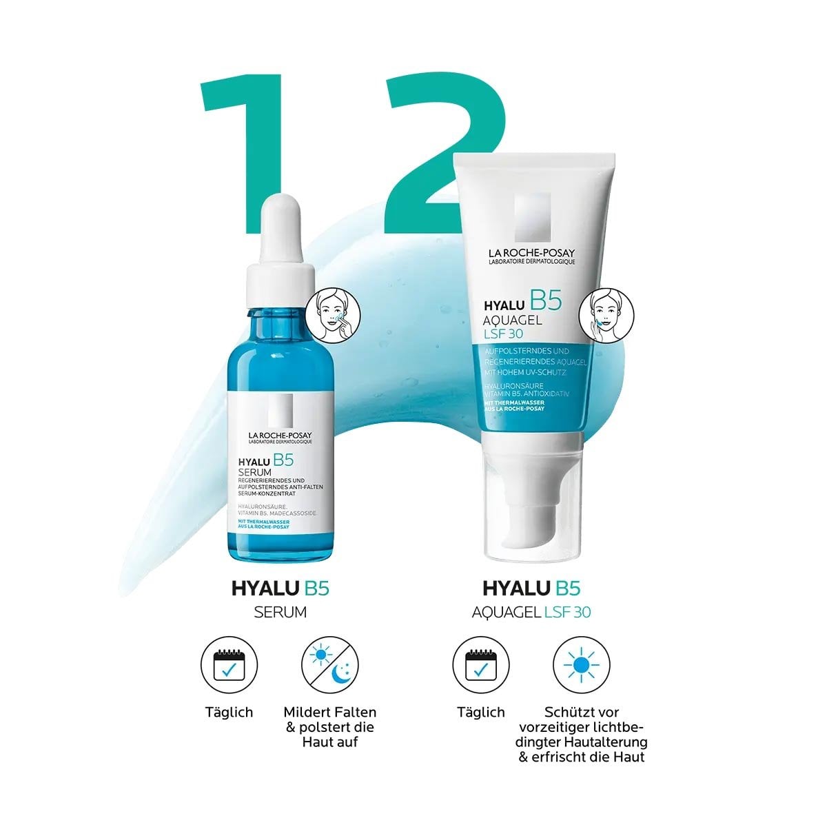 Hyalu B5 Aquagel und Serum