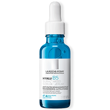 La Roche-Posay HYALU B5 Suractivated Serum. Blaue Flasche mit Pipette