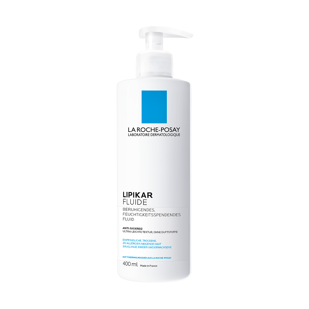 La Roche Posay ProductPage Eczema Lipikar Fluide 400ml 3337872420597 B