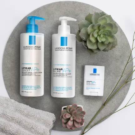 Lipikar Syndet AP+ und Lipikar Baume AP+ und Lipikar Stick AP+