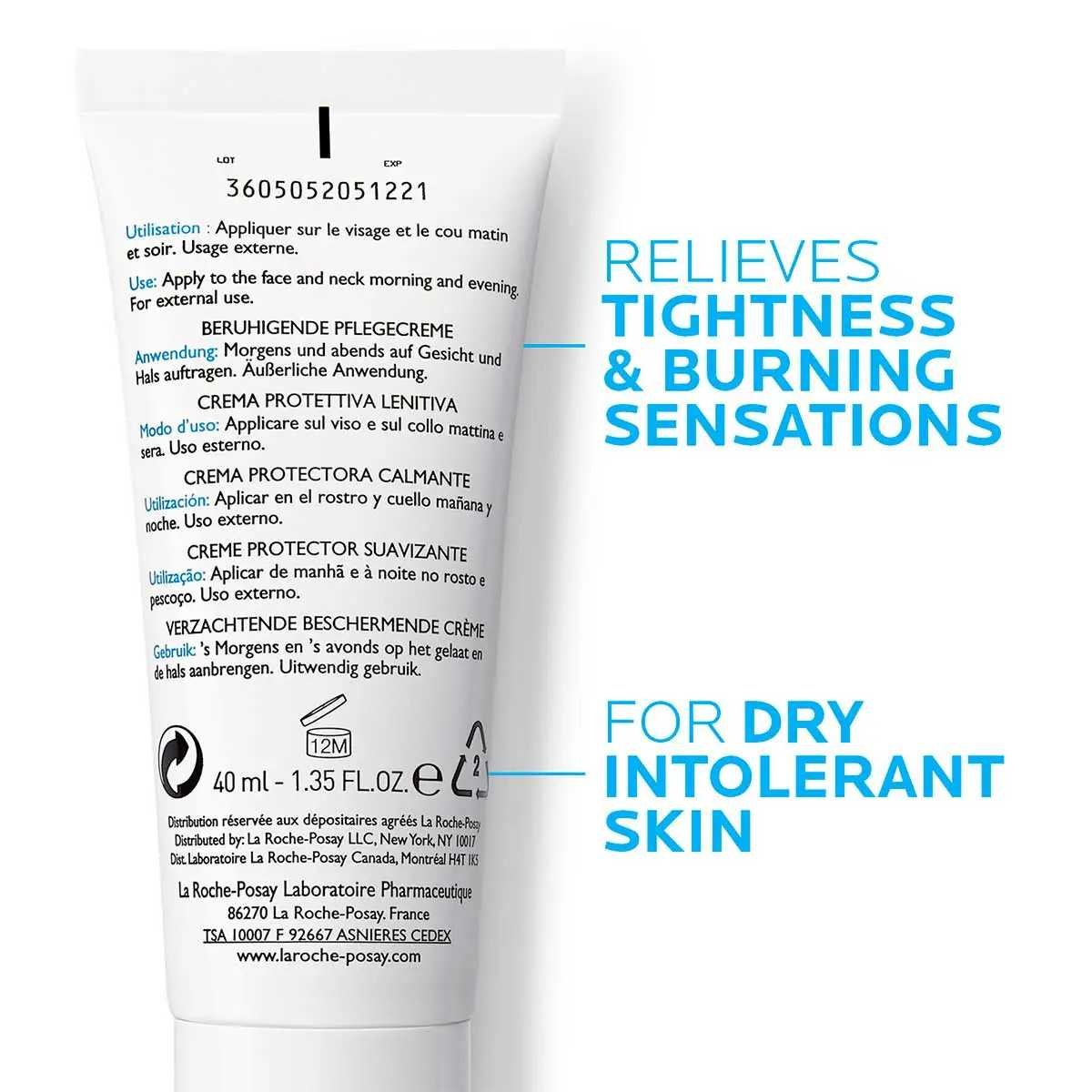 LaRochePosayFaceCareTolerianeRiche40mlSoothingProtectiveCream000343342