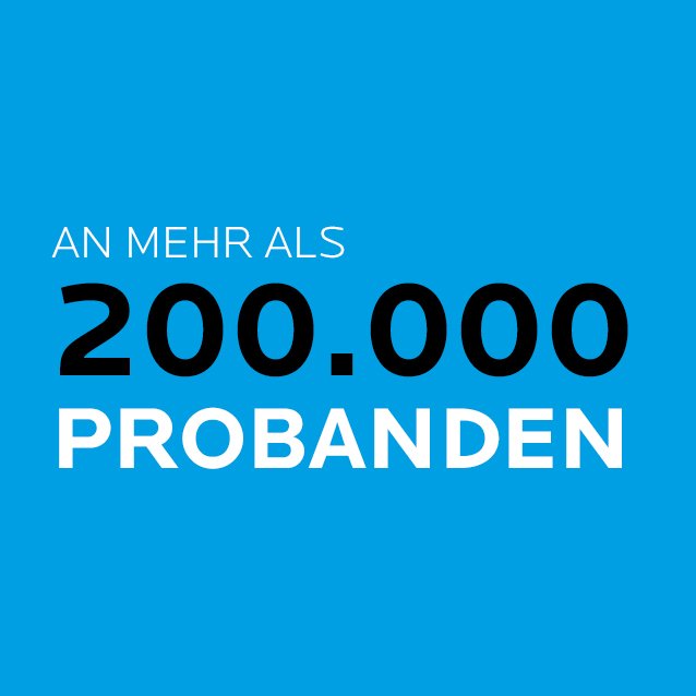 Wir entwickeln Formeln und services an mehr als 200.000 Probanden 