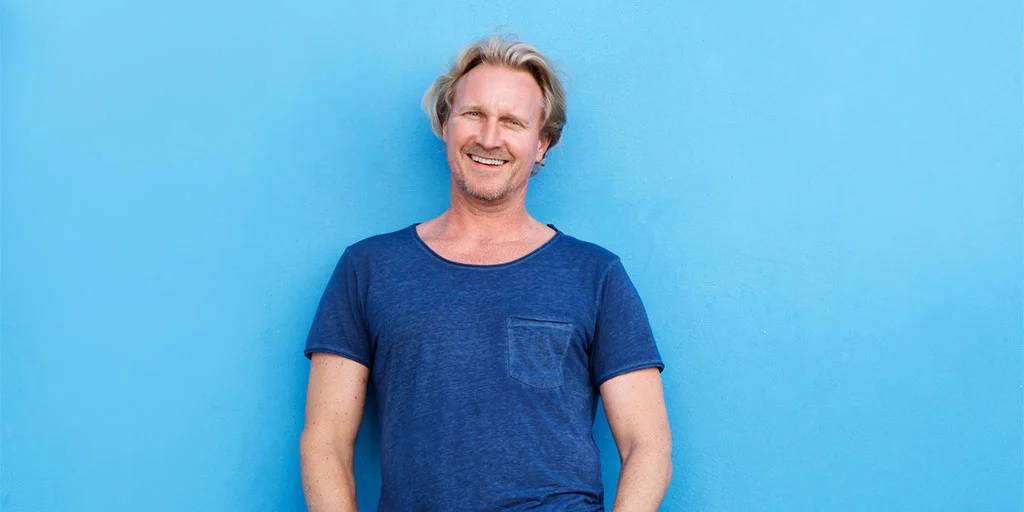 Lachender Mann     
