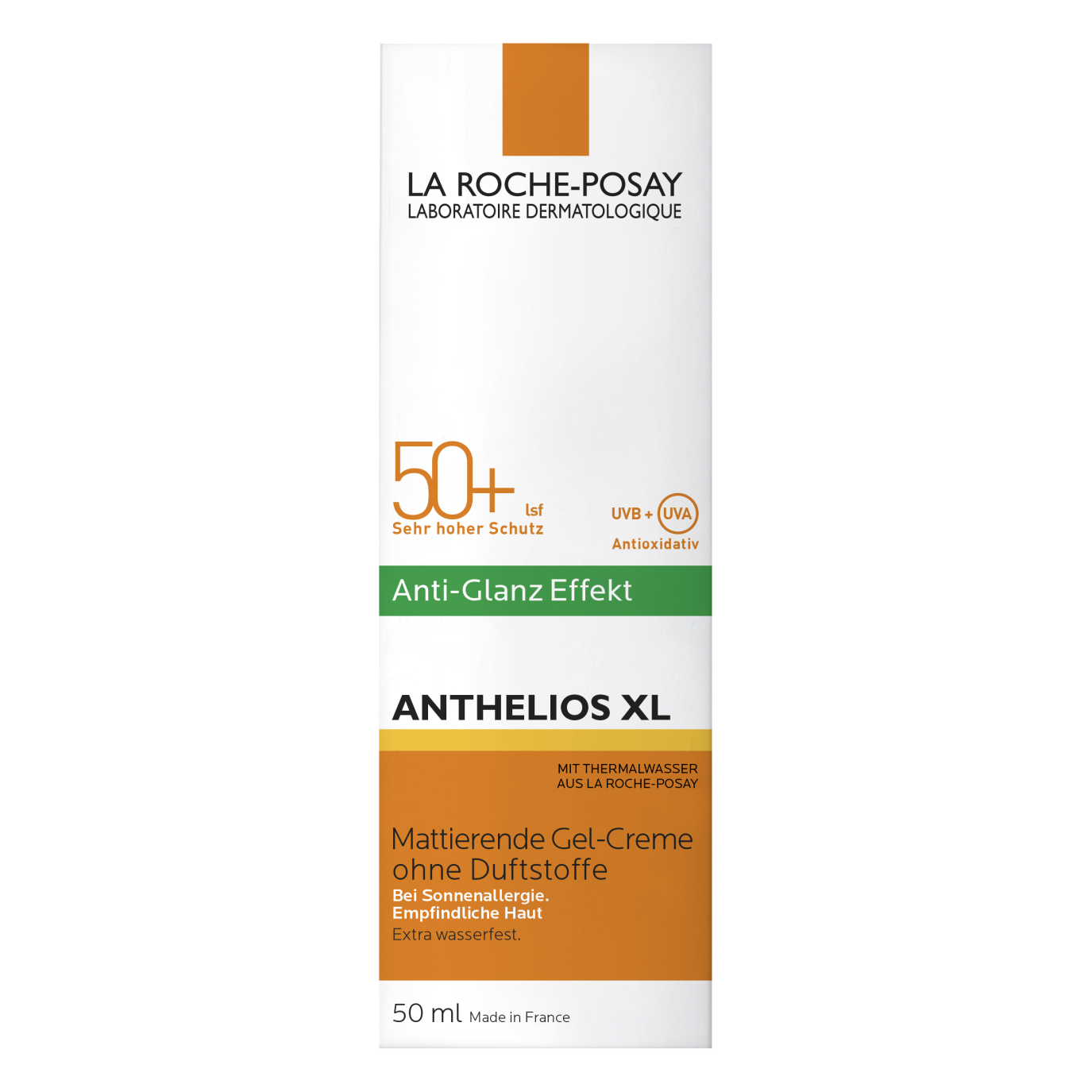 Anthelios XL Mattierende GelCreme 50 Verpackung