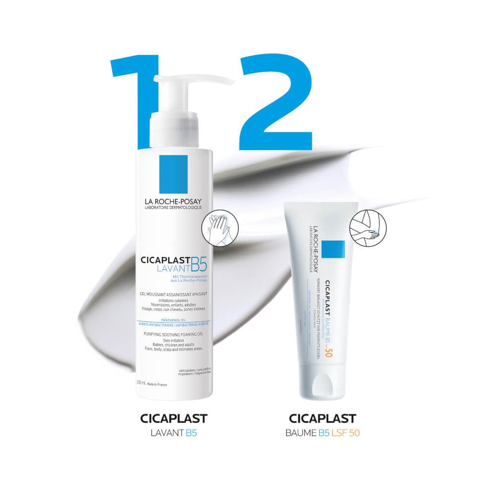 LRP_Cicaplast_Baume_B5_SPF50_Routine
