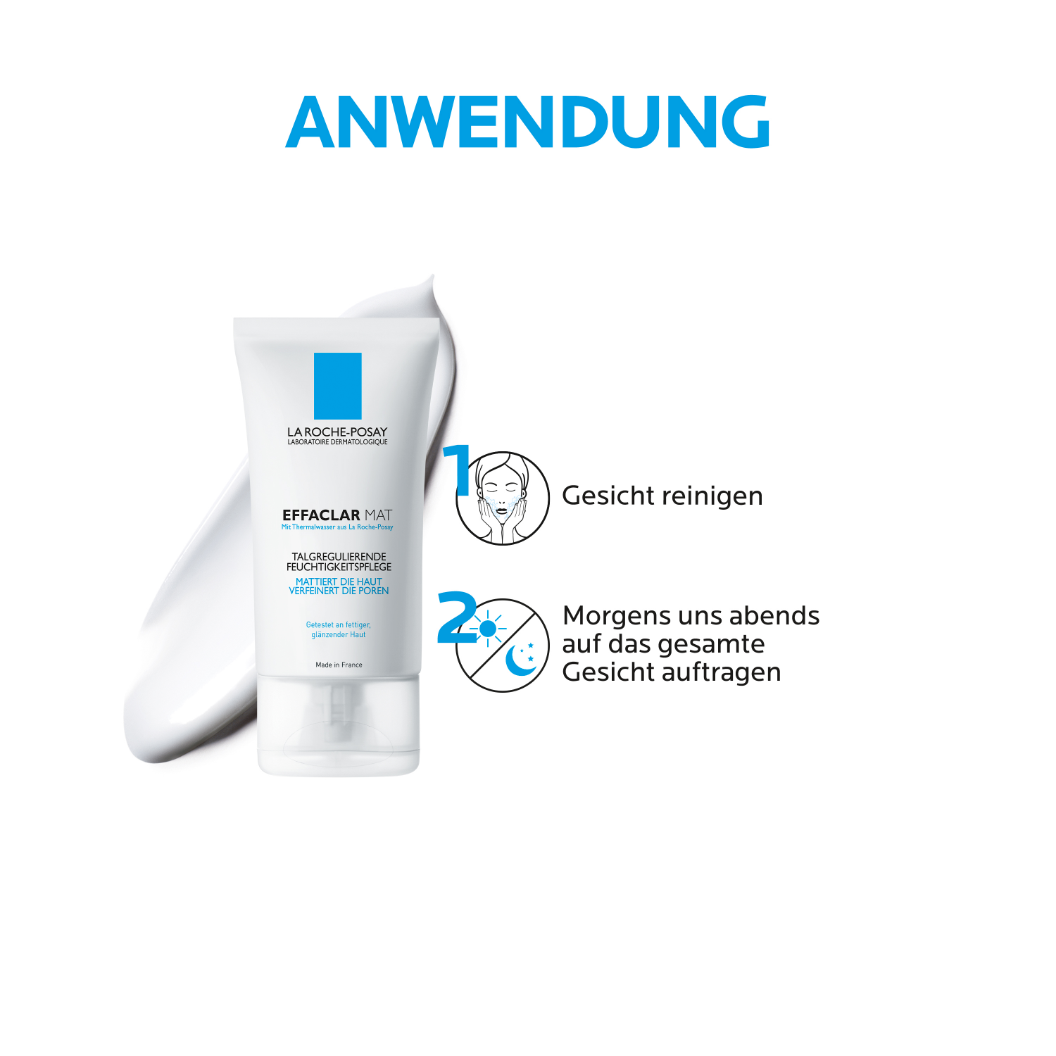 3337872413025LaRochePosay09635295LAROCHEPOSAYEffaclarMATMattierendetalgregulierendeCreme03AntiPickel