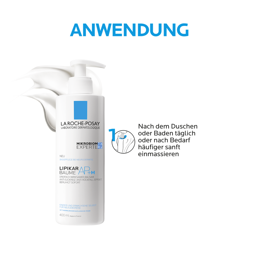 Lipikar Baume AP+M Anwendung