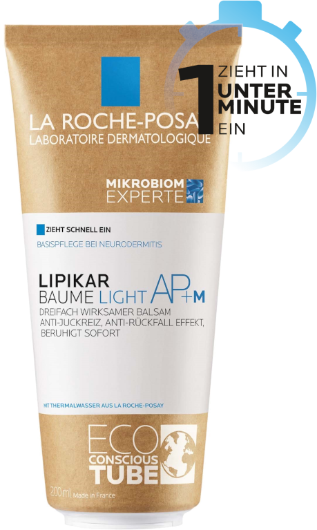 Lipikar Baume Light AP+M zieht in unter 1 Minute ein