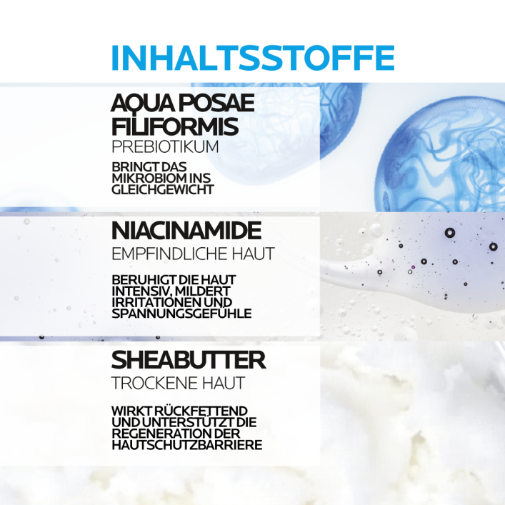 Lipikar Dusch- und Badeöl AP+ Inhaltsstoffe