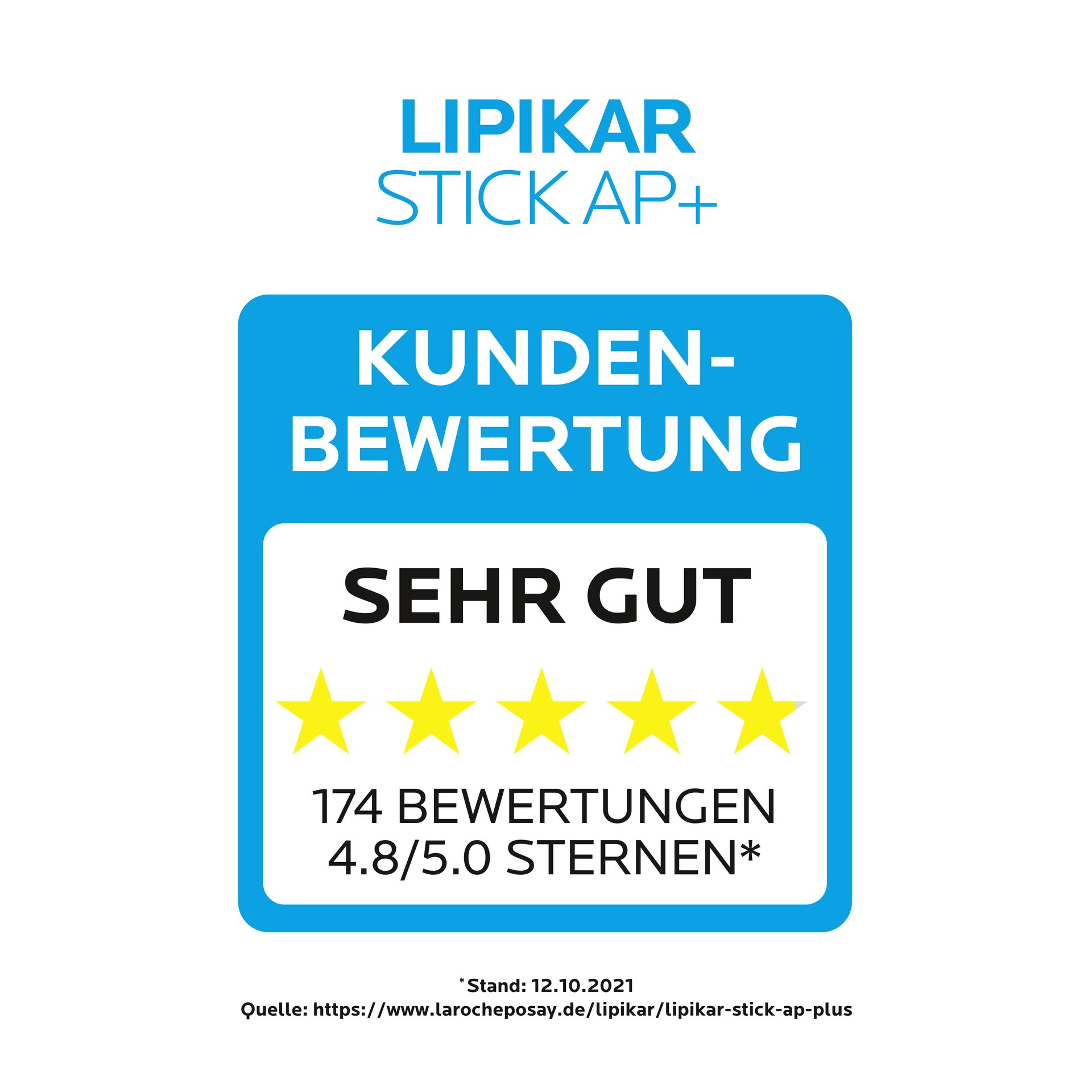 Lipikar Stick AP+ Kundenbewertungen