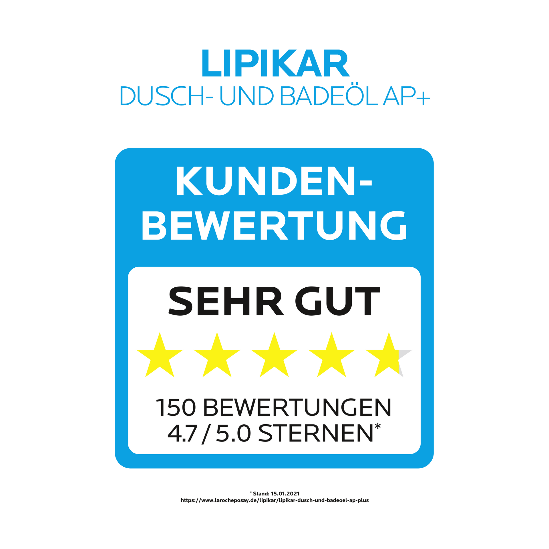 Lipikar Huile Lavante AP+ Kundenbewertungen